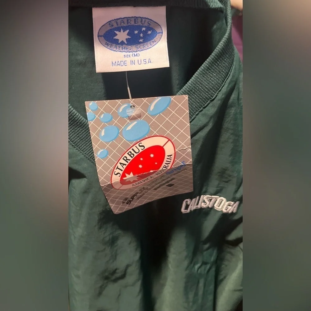 Vintage rare collectors NWT Starbus windbreaker jacket varsity